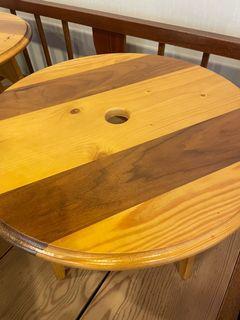 原木小餐桌
