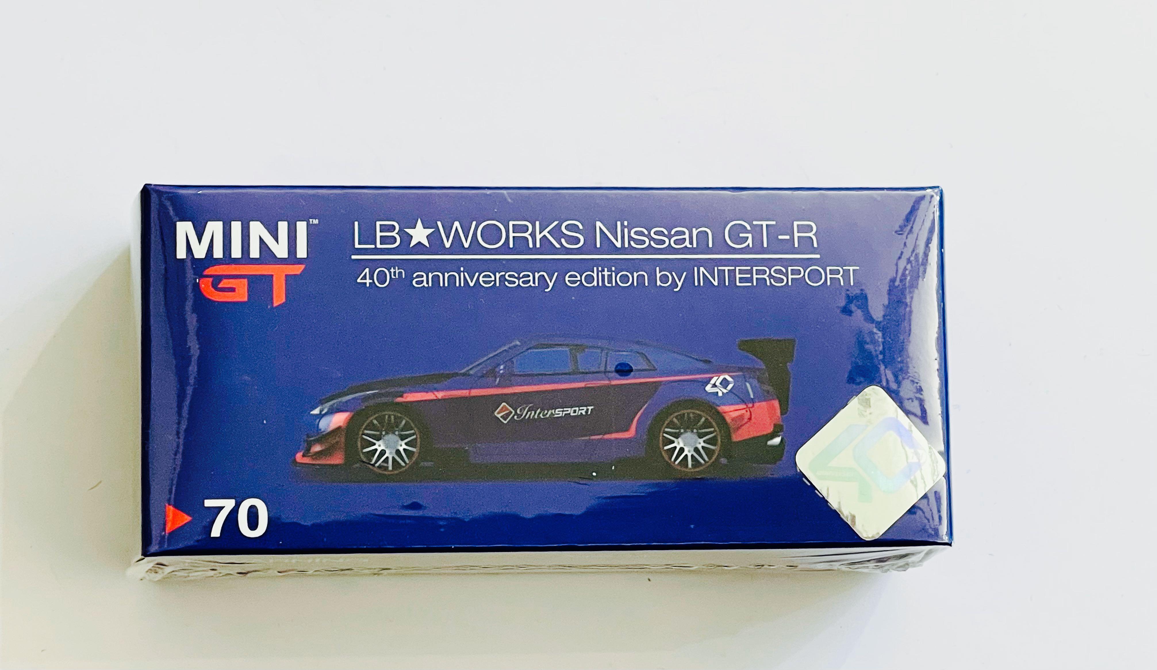 只此一架] 全新未拆MiniGT No. 70 絕版稀有LB WORKS日產Nissan GTR 35 