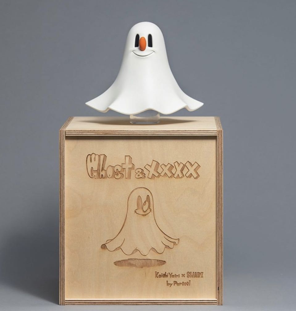 矢入幸一/ 限量20 “ Ghost  XXXX “ 雕塑art toys YAIRI Koichi, 興趣及遊戲, 手作＆自家設計, 文具及工藝-  畫作及印刷品- Carousell
