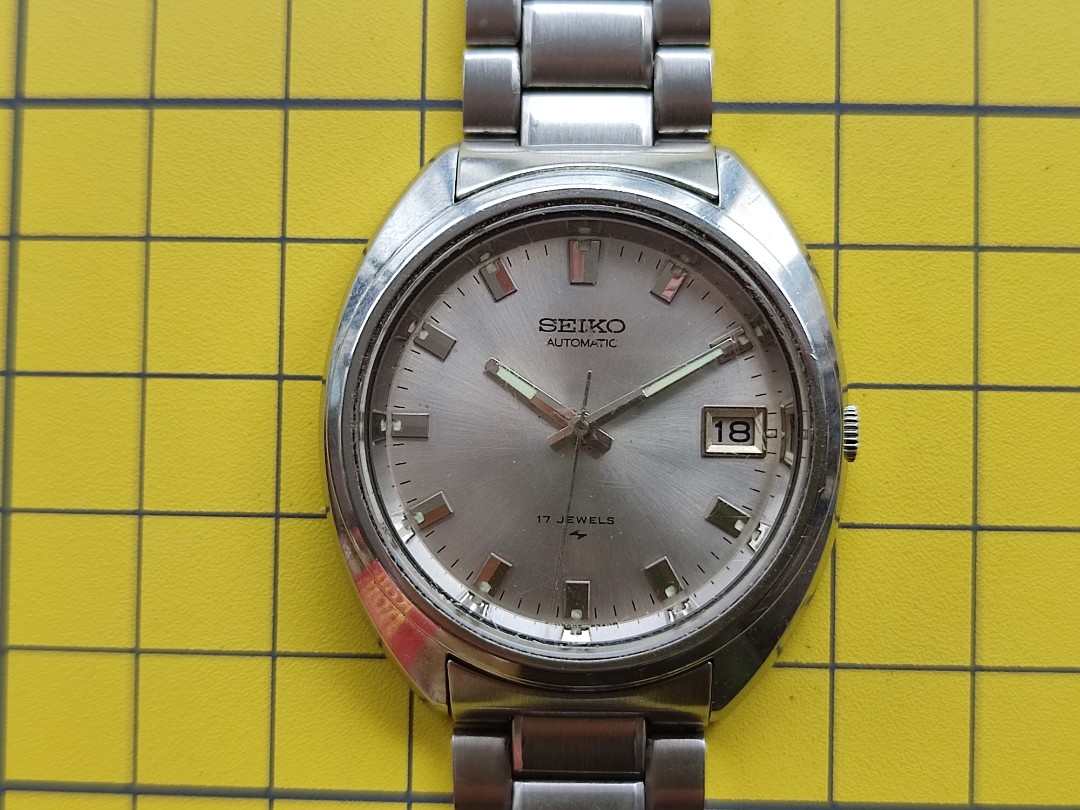 精工Vintage Seiko 7005-7100 17 jewels, 男裝, 手錶及配件, 手錶