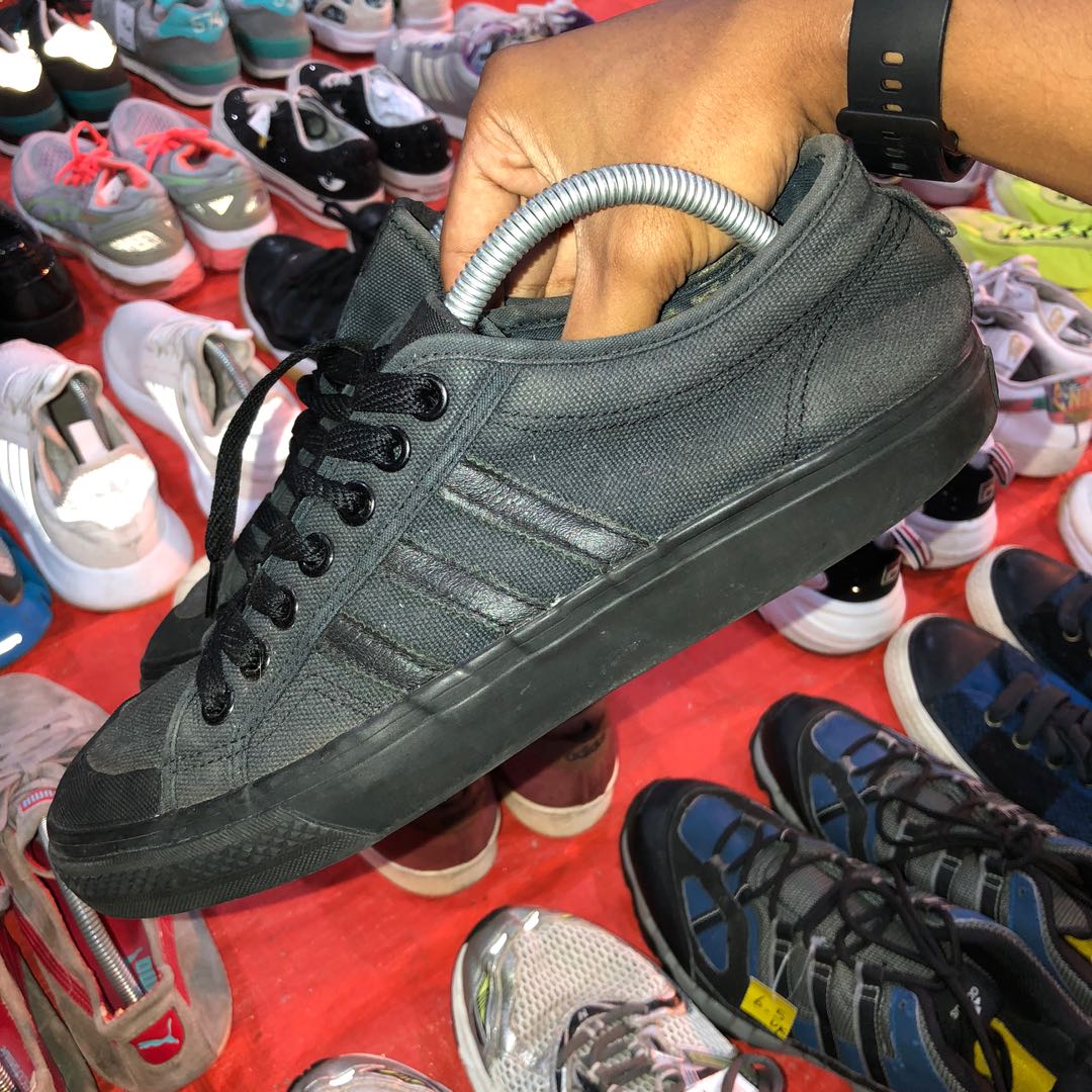 Adidas nizza triple black clearance