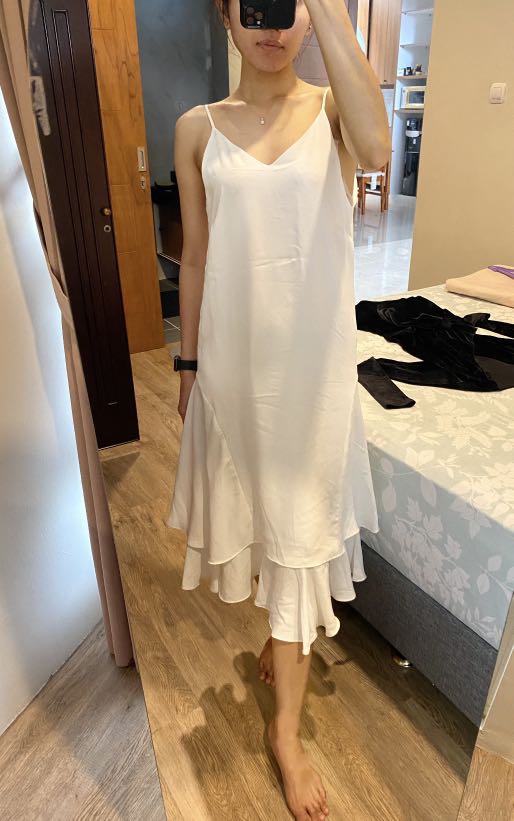 Ats the label dress white