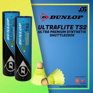 Authentic Dunlop ULTRAFLITE TS2 Ultra Premium Synthetic Shuttlecock