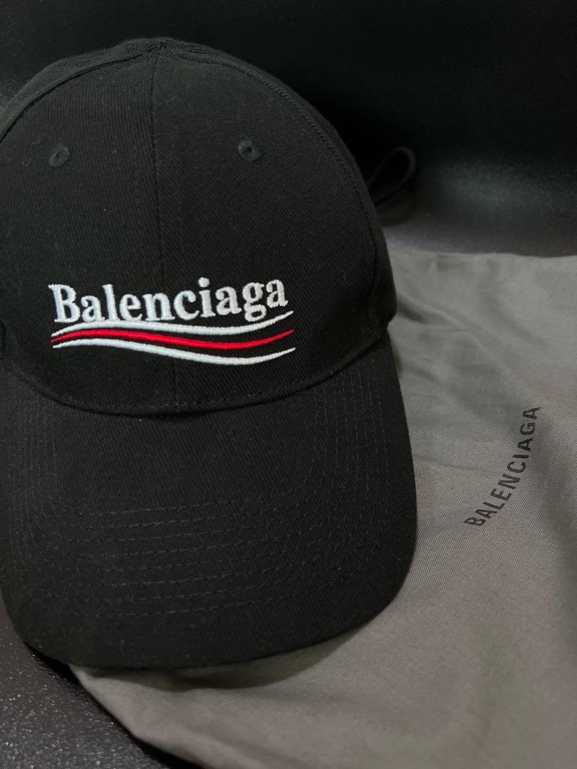 Ondartet tumor Højttaler eftertænksom Balenciaga logo cap, 名牌, 飾物及配件- Carousell