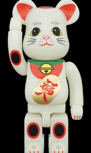 BE@RBRICK 招き猫福入蓄光400％+100%, 興趣及遊戲, 玩具& 遊戲類