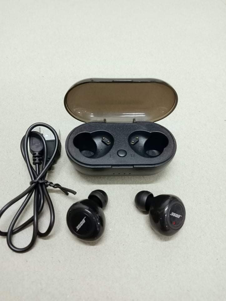 Black Bose TWS2 bluetooth earbuds wireless