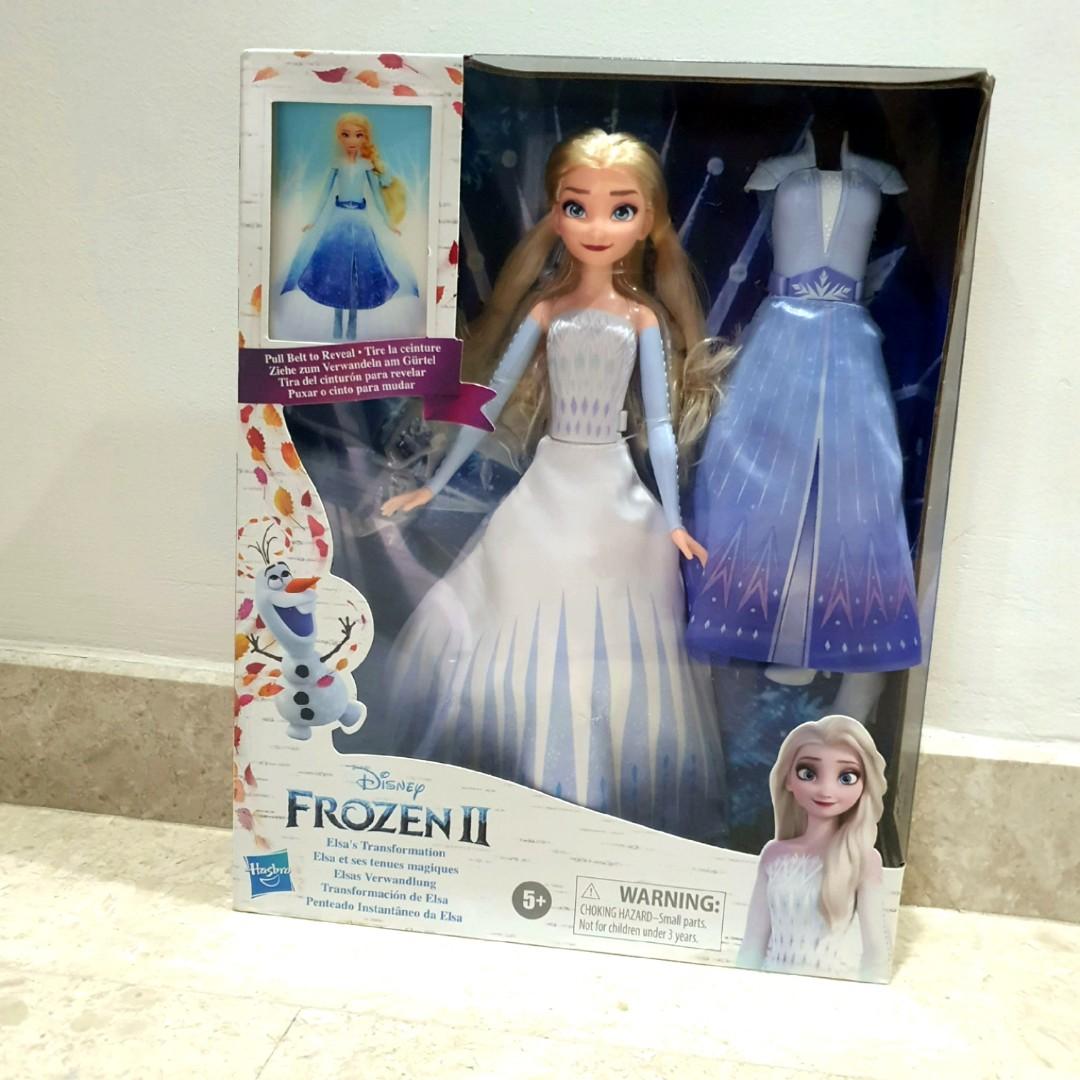 frozen elsa transformation