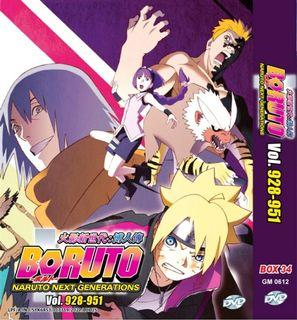Anime DVD Boruto Naruto Next Generations Vol. 280 293 Ending ENG