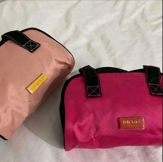 Brand new❣ Prada Candy Makeup Bag in Dark Pink Color