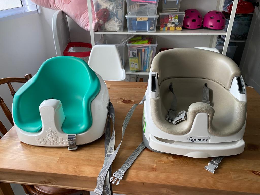 Bumbo and Ingenuity Baby feeding chair. Babies Kids Baby