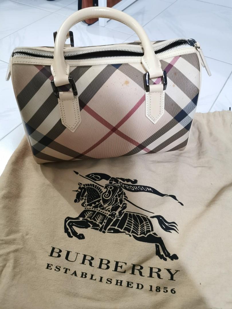 Burberry Boston Bag Luxury Bags Wallets on Carousell