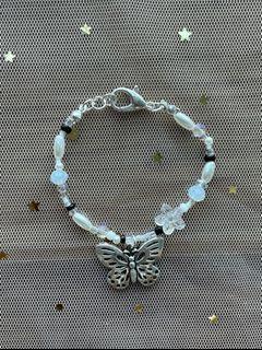 butterfly beaded bracelet