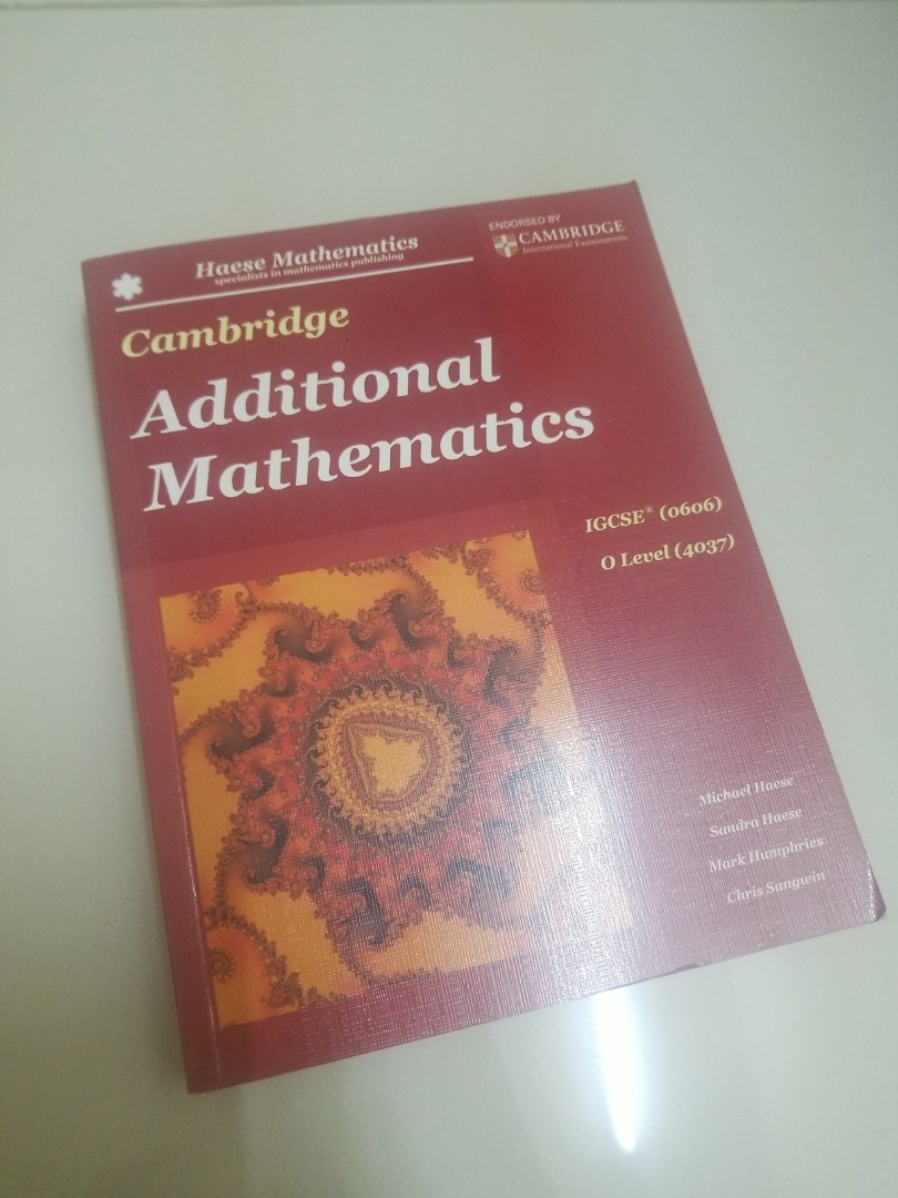 Cambridge IGCSE Additional Mathematics, Hobbies & Toys, Books ...