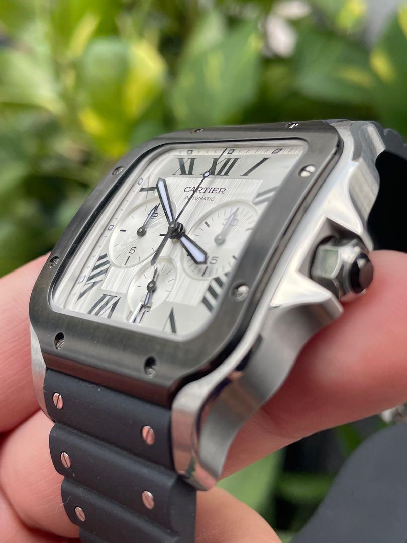 Cartier Santos De Cartier Chronograph XL Men s Fashion Watches