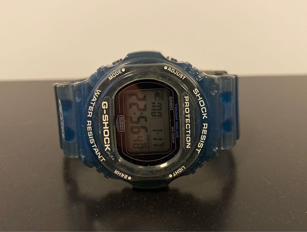 Casio G Shock 5700 classic 藍色透明經典 