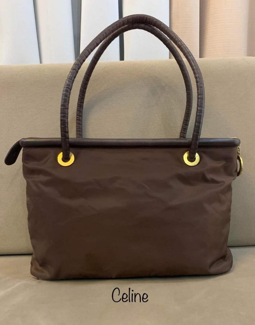 Celine Nylon Tote Bag (Category: Luxury Bags & Wallets) located in Paranaque City. Submitted by carlavarlez (Listing ID 1138088515, Image 2). Description: 💯Authentic #Celine Nylon Tote Bag Made in Italy Rank A.