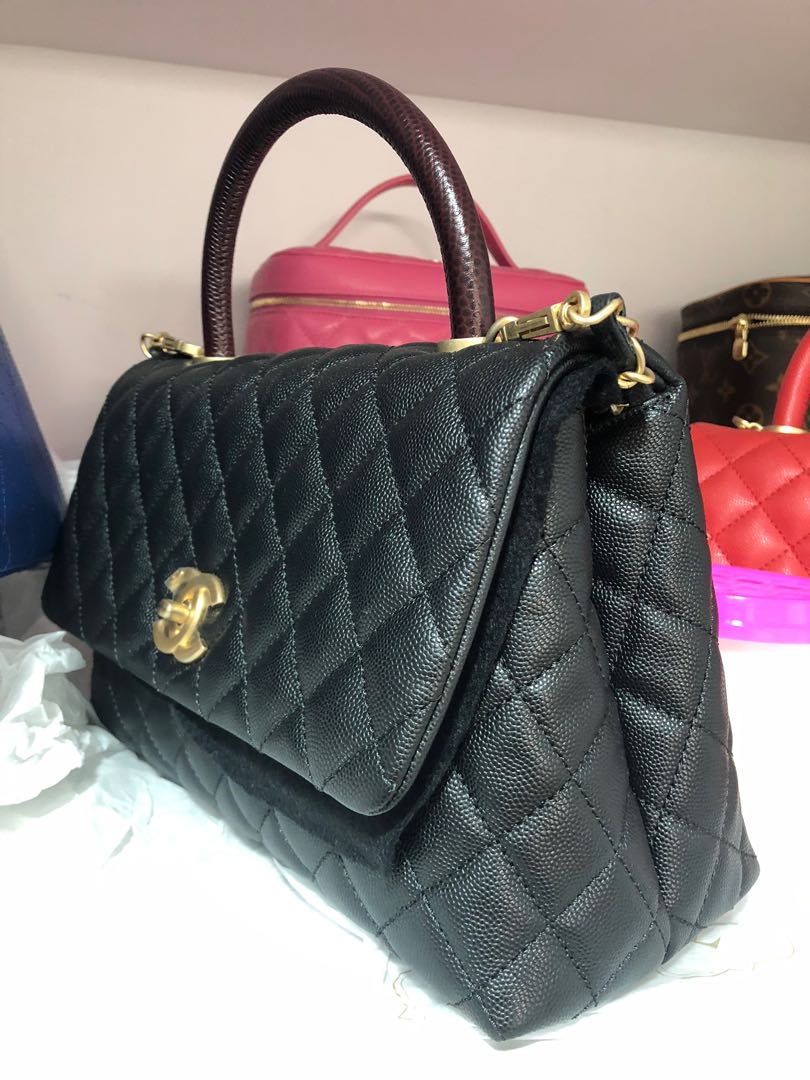 New Chanel Bag With Coco Handle Luxury Bags Wallets On Carousell