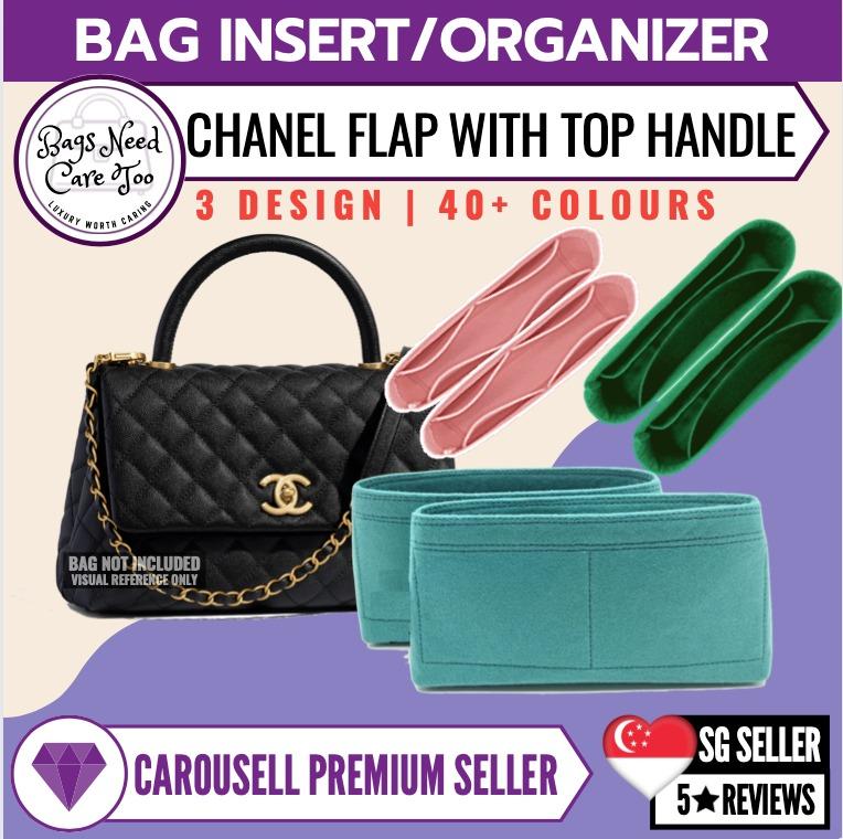  Bag Organizer for Chanel 19 Flap Large - Premium Felt  (Handmade/20 Colors) : Handmade Products