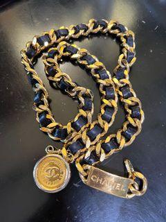Chanel medallion chain belt