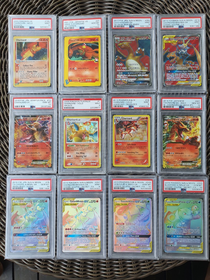 Charizard Slabs, Hobbies & Toys, Toys & Games on Carousell