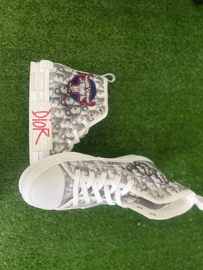 dior sneakers with bull