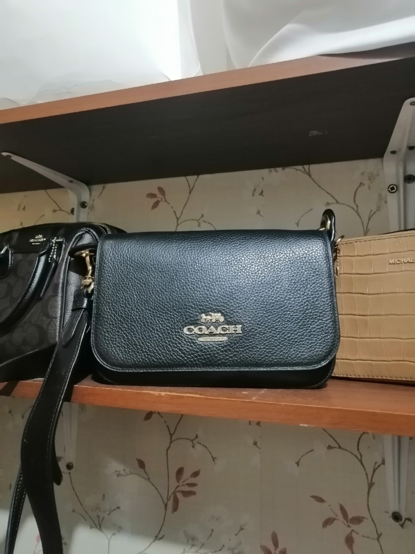 Coach Jes Flap crossbody bag, Luxury, Bags & Wallets on Carousell