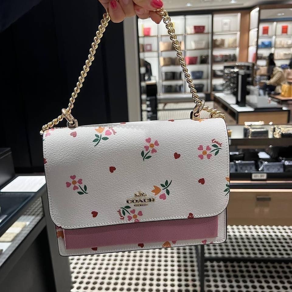 Coach floral crossbody outlet