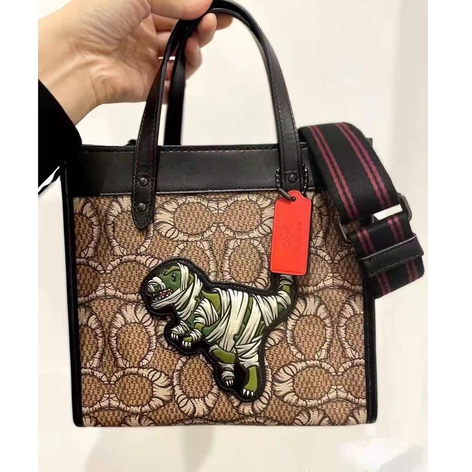 Coach Rexy Tote 22 Bag in Signature Canvas Leather, Luxury, Bags ...