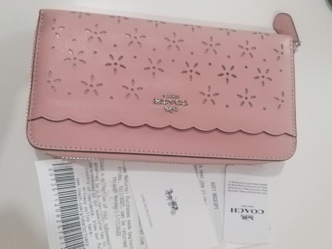 Coach wallet with pink stars clearance
