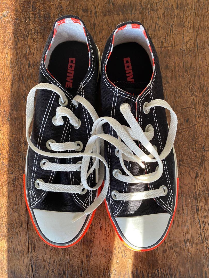Converse all star neon orange on sale