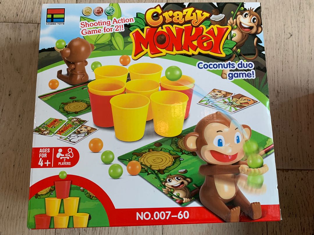 Crazy monkey ( shooting game), 興趣及遊戲, 玩具and 遊戲類- Carousell