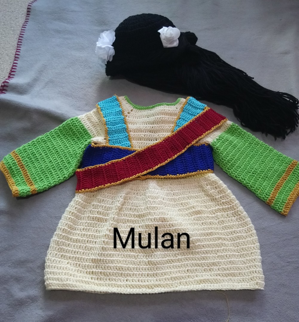 Infant mulan costume top