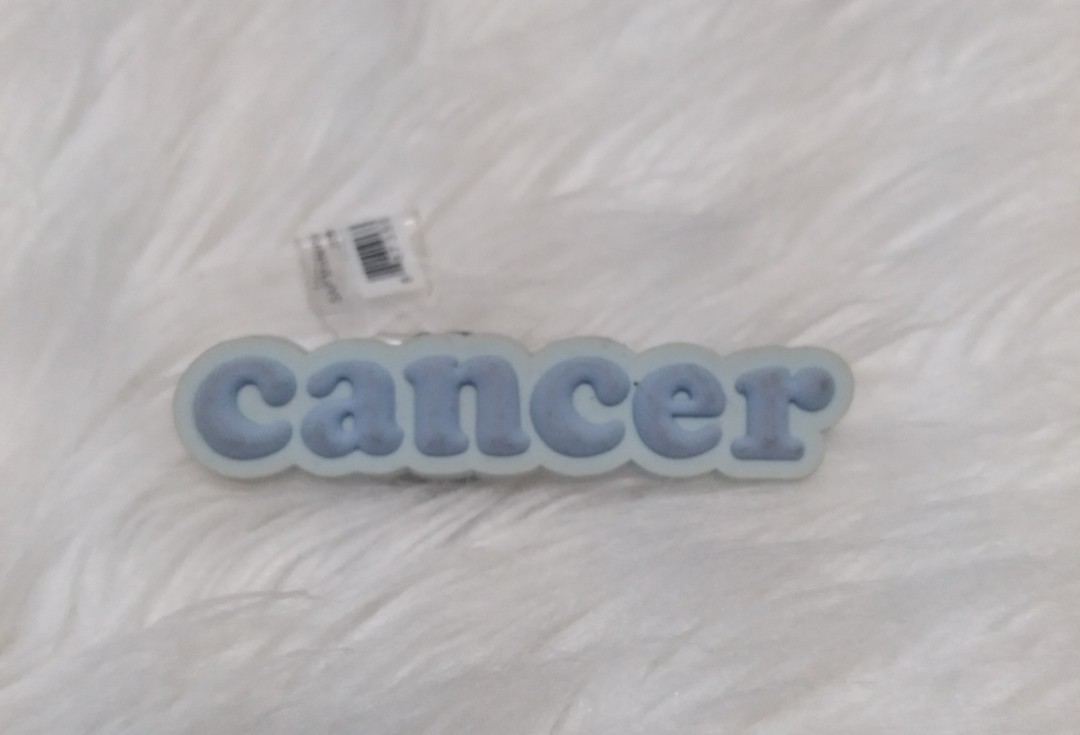 Crocs CANCER Zodiac Sign Jibbitz, Women's Fashion, Watches & Accessories, Other Accessories on