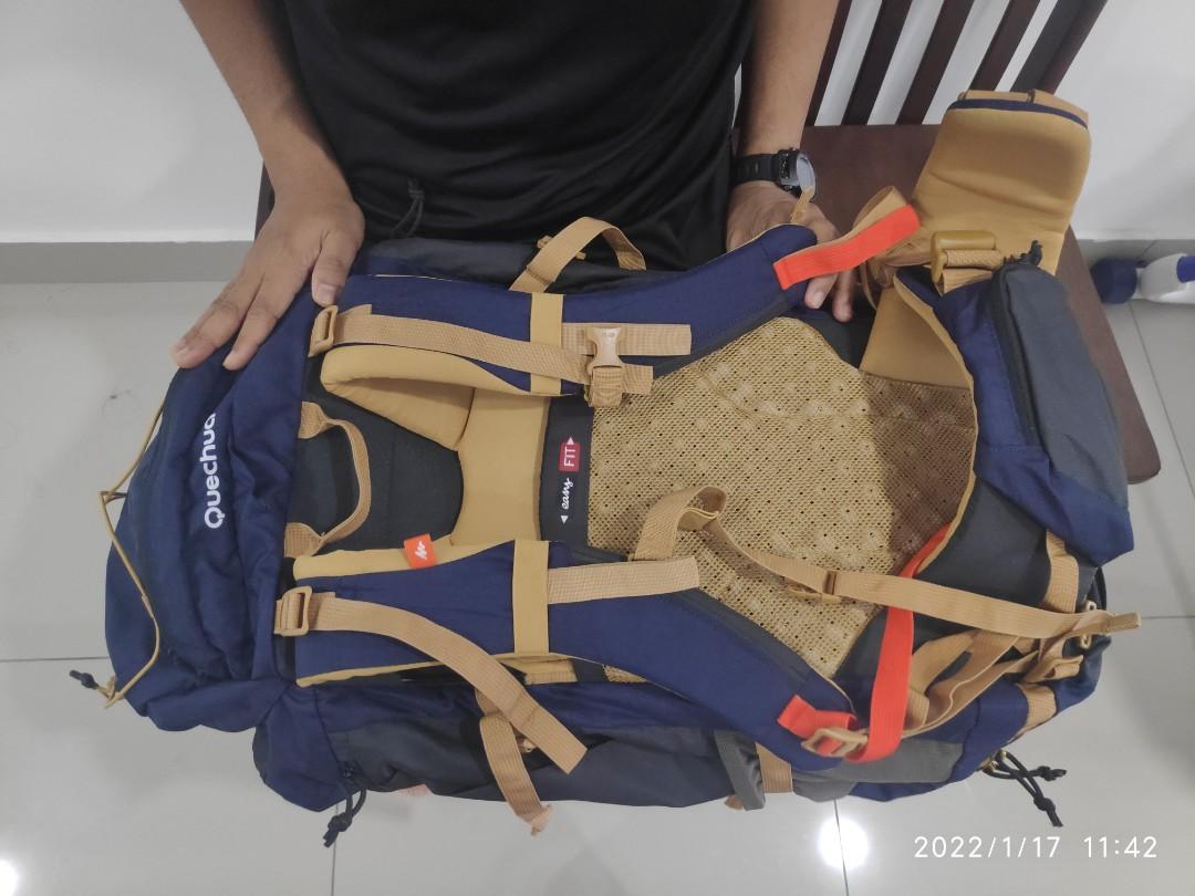 DECATHLON QUECHUA FORCLAZ EASYFIT MEN'S 50 LITRE MOUNTAIN TREKKING