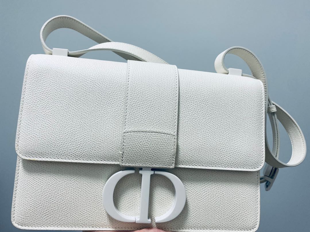 Túi xách Dior 30 Montaigne Avenue siêu cấp da bê màu trắng size 225cm   Túi xách cao cấp những mẫu túi siêu cấp like authentic cực đẹp