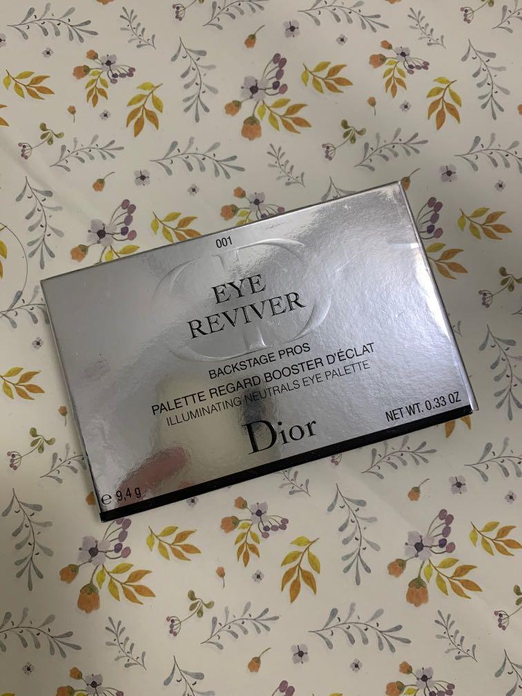 Dior Eye Reviver Backstage Pros Illuminating Neutrals E in 001, Beauty