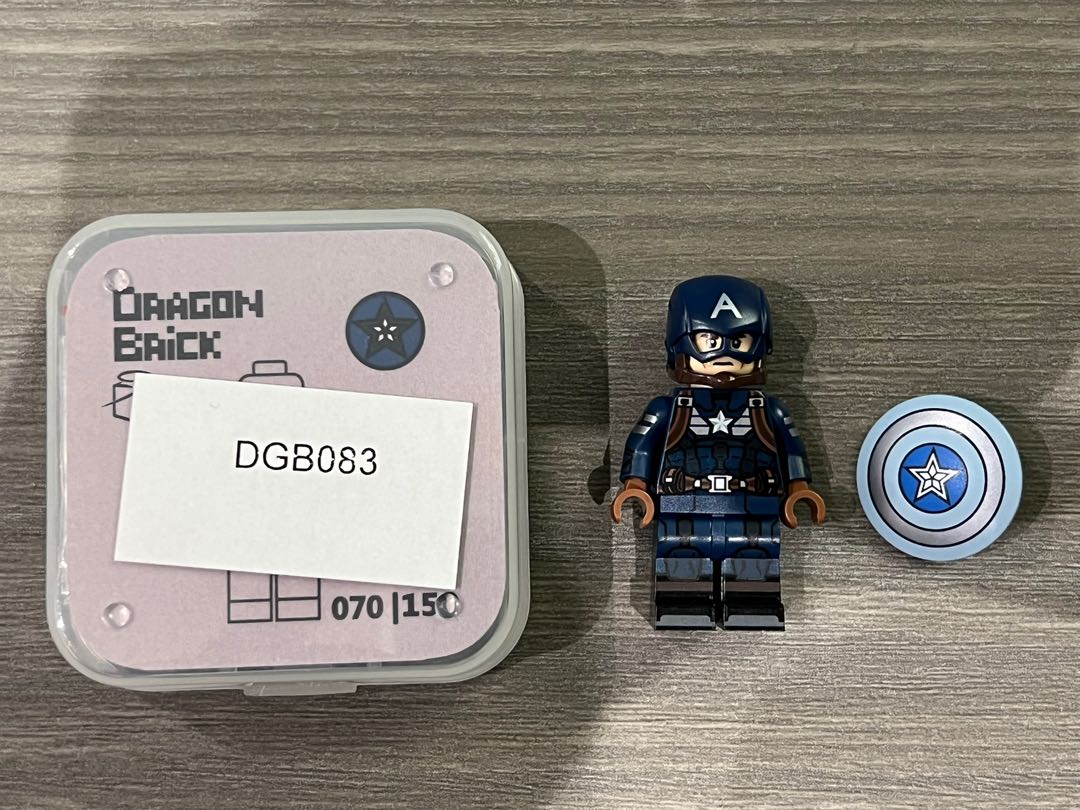 Custom lego captain best sale america