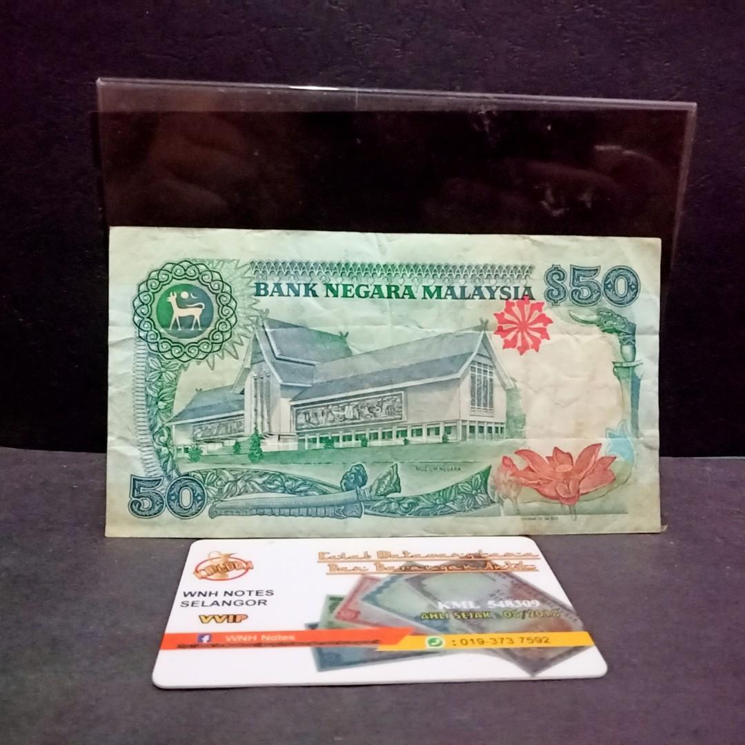 Duit Lama Malaysia Rm50 Siri 7 Wang Banknote Hobbies And Toys