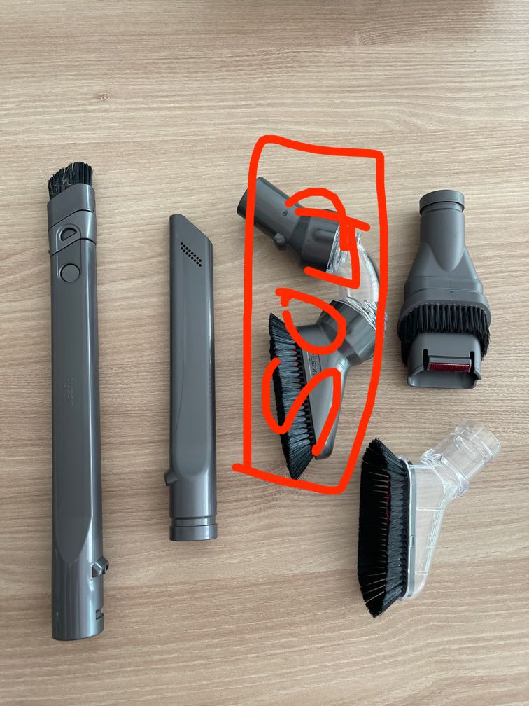 DYSON Spare Attachments / Tools / Heads for V6 “Fluffy” vacuum, TV