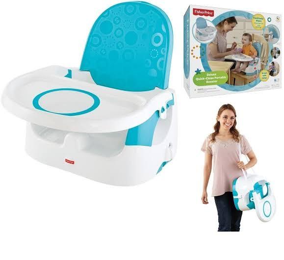 Fisher price deluxe quick clean portable booster hotsell
