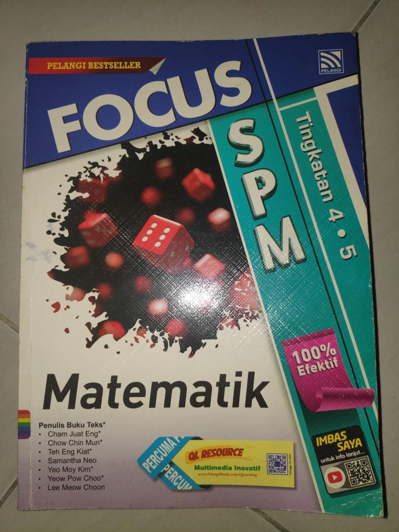 Focus Spm Matematik Tingkatan 4 5 Pelangi Hobbies Toys Books Magazines Textbooks On Carousell