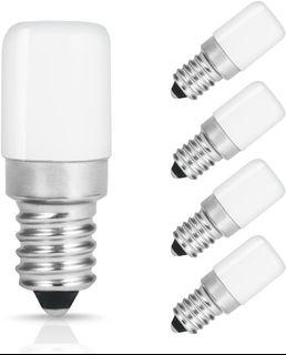 PACK OF 4  LOHAS E14 LED Cooker Hood Bulbs, 1.5W SES Fridge LED Light Bulbs, 6000K Day White, Replacement for 15W Halogen Lamp, 135lm, 360°Beam Angle [Energy Class A+]