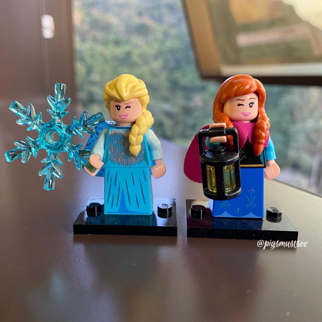 Frozen Elsa Anna Lego 71024 Minifigures Disney Series 2 興趣及遊戲 玩具 And 遊戲類 Carousell 