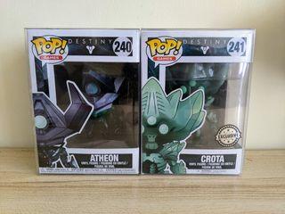 Funko Pop Destiny 2 SET SALE Atheon Crota EXCLUSIVE Games #240 #241