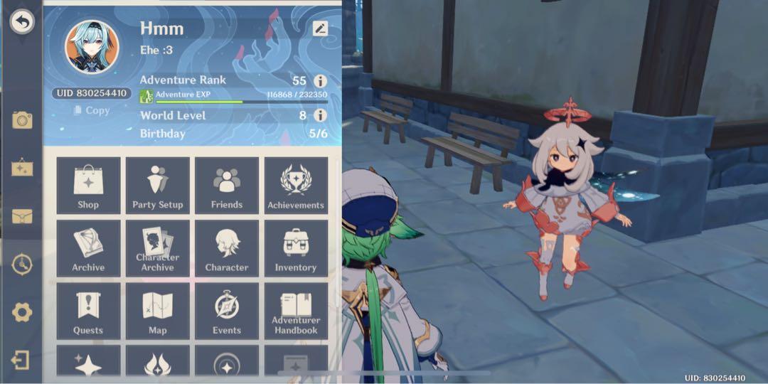 Genshin Impact Ar 55 Account Video Gaming Video Games Others On Carousell