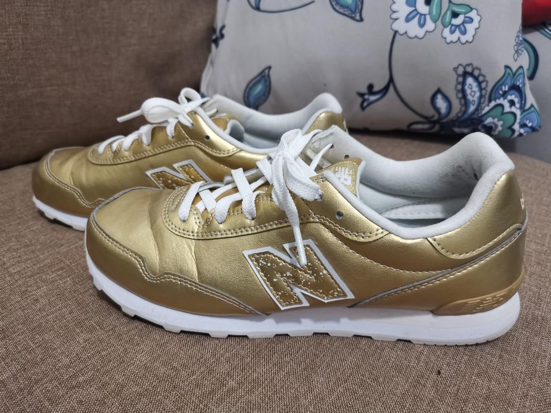 Gold new balance best sale shoes