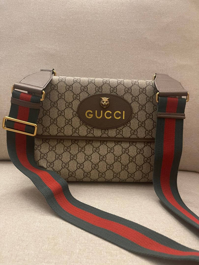 Gucci - GG-Jacquard Coated-Canvas Shoulder Bag - Mens - Brown