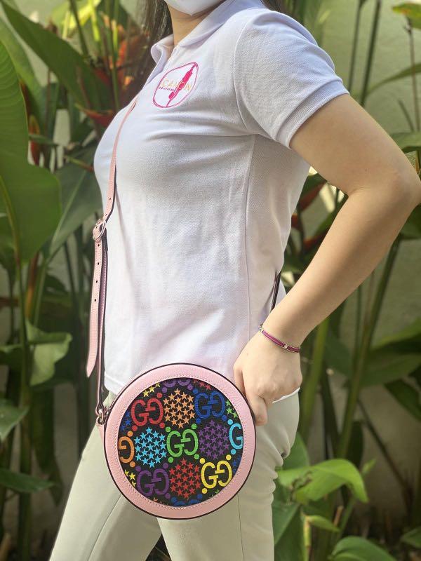 GUCCI GG Psychedelic Round Shoulder Bag