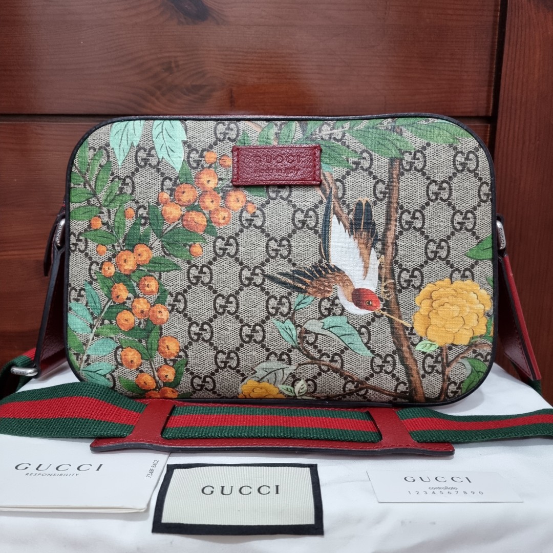 Gucci Tian Crossbody Camera bag Red Small Luxury Bags Wallets