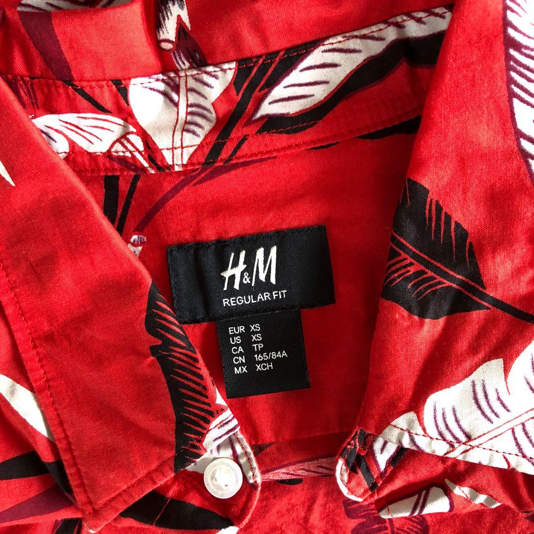 H&m hawaiian outlet shirt womens